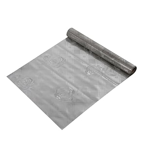 kuber industries pvc 2 rolls flower anti slip kitchen shelf sheets - waterproof wardrobe sheets for shelves  cabinet  drawer  cupboard - shelf liner for refrigerator easy to cut brown 5 mtr