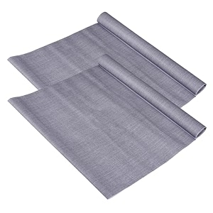 kuber industries shelf liner  kitchen cabinet shelf protector  kitchen liners for cabinets and drawers  drawer liner mat  texture shelf liner roll  cabinet mat  3 mtr  pack of 2  gray