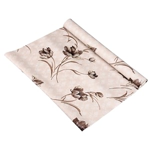 kuber industries shelf liner  kitchen cabinet shelf protector  kitchen liners for cabinets and drawers  drawer liner mat  flower shelf liner roll  cabinet mat  3 mtr  brown