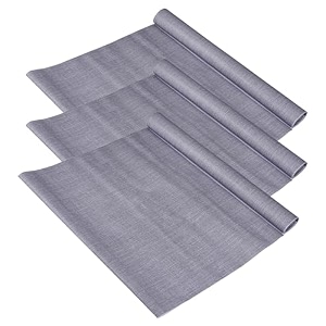 kuber industries shelf liner  kitchen cabinet shelf protector  kitchen liners for cabinets and drawers  drawer liner mat  texture shelf liner roll  cabinet mat  3 mtr  pack of 3  gray