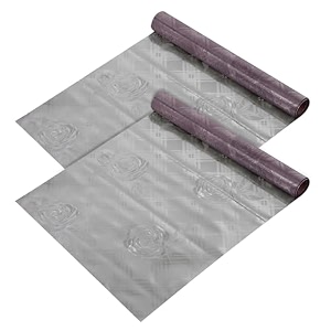 kuber industries shelf liner  kitchen cabinet shelf protector  kitchen liners for cabinets and drawers  drawer liner mat  self shining shelf liner cabinet mat  3 mtr  pack of 2  brown
