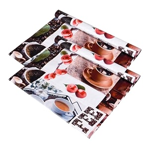kuber industries eva plastic shelf liner  kitchen cabinet shelf protector  kitchen liners for cabinets and drawers  cup-design shelf liner roll  pattern cabinet mat  3 mtr  pack of 2  coffee
