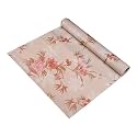 Kuber Industries PVC (2 rolls) Flower Anti Slip Kitchen Shelf Sheets - Waterproof Wardrobe Sheets for Shelves | Cabinet | Drawer | Cupboard - Shelf Liner for Refrigerator (Easy to Cut) (Brown) (5 Mtr)