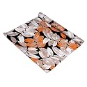 Kuber Industries Shelf Liner | Kitchen Cabinet Shelf Protector | Kitchen Liners for Cabinets and Drawers | Drawer Liner Mat | Leaf-Design Shelf Liner Roll | Cabinet Mat | 5 MTR | Brown