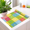 Kuber Industries PVC Shelf Liner | Kitchen Cabinet Shelf Protector | Kitchen Liners for Cabinets and Drawers | Drawer Liner Mat | Check-Design Shelf Liner Cabinet Mat | 5 MTR | ‎Red