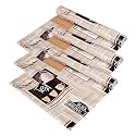 Kuber Industries EVA Plastic Shelf Liner | Kitchen Cabinet Shelf Protector | Kitchen Liners for Cabinets and Drawers | Cup-Design Shelf Liner Roll | Pattern Cabinet Mat | 3 MTR | Pack of 2 | Coffee