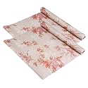 Kuber Industries Kitchen Drawer/Cabinet Shelf Mat|Flower Design with PVC Material|Adjustable Size 5 MTR Roll (Cream)-CTKTC040190, Polyvinyl Chloride