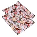 Kuber Industries EVA Plastic Shelf Liner | Kitchen Cabinet Shelf Protector | Kitchen Liners for Cabinets and Drawers | Cup-Design Shelf Liner Roll | Pattern Cabinet Mat | 3 MTR | Pack of 2 | Coffee