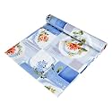 Kuber Industries PVC Shelf Liner | Kitchen Cabinet Shelf Protector | Kitchen Liners for Cabinets and Drawers | Drawer Liner Mat | Flower Check Shelf Liner Roll | Cabinet Mat | 10 MTR | Blue