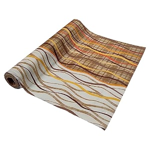 kuber industries shelf mat  rangoli print desk mat  placemat for kitchen  pvc non-slip drawer sheets kitchen cabinet shelf liner  5 meter  multi