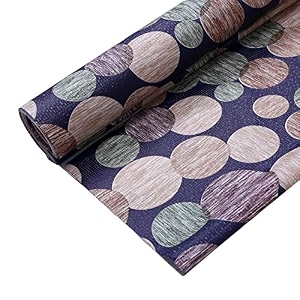 kuber industries shelf mat  zig zag print desk mat  placemat for kitchen  pvc non-slip drawer sheets kitchen cabinet shelf liner  10 meter  wooden