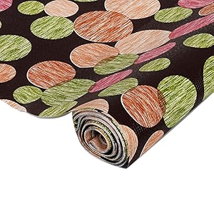 kuber industries shelf mat  zig zag print desk mat  placemat for kitchen  pvc non-slip drawer sheets kitchen cabinet shelf liner  10 meter  wooden