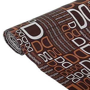 kuber industries shelf mat  zig zag print desk mat  placemat for kitchen  pvc non-slip drawer sheets kitchen cabinet shelf liner  10 meter  wooden