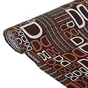 Kuber Industries Shelf Mat | Zig Zag Print Desk Mat | Placemat for Kitchen | PVC Non-Slip Drawer Sheets| Kitchen Cabinet Shelf Liner | 10 Meter | Wooden
