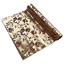 Kuber Industries Shelf Mat | Lining Print Desk Mat | Placemat for Kitchen | PVC Non-Slip Drawer Sheets| Kitchen Cabinet Shelf Liner | 5 Meter | Black