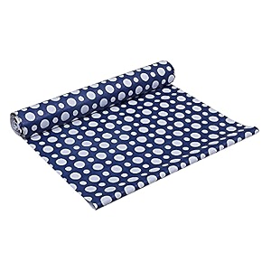 kuber industries shelf mat  lining print desk mat  placemat for kitchen  pvc non-slip drawer sheets kitchen cabinet shelf liner  5 meter  black