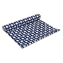 Kuber Industries Shelf Mat | Lining Print Desk Mat | Placemat for Kitchen | PVC Non-Slip Drawer Sheets| Kitchen Cabinet Shelf Liner | 5 Meter | Black