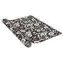 Kuber Industries Shelf Mat | Multi Dot Print Desk Mat | Placemat for Kitchen | PVC Non-Slip Drawer Sheets| Kitchen Cabinet Shelf Liner | 5 Meter | Brown