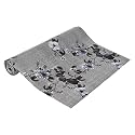 Kuber Industries Shelf Mat | Flower Print Desk Mat | Placemat for Kitchen | PVC Non-Slip Drawer Sheets| Kitchen Cabinet Shelf Liner | 10 Meter | Gray