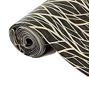 Kuber Industries Shelf Mat | Zig Zag Print Desk Mat | Placemat for Kitchen | PVC Non-Slip Drawer Sheets| Kitchen Cabinet Shelf Liner | 10 Meter | Wooden
