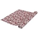 Kuber Industries Shelf Mat | Zig Zag Print Desk Mat | Placemat for Kitchen | PVC Non-Slip Drawer Sheets| Kitchen Cabinet Shelf Liner | 10 Meter | Wooden