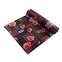 Kuber Industries Shelf Mat | Multi Dot Print Desk Mat | Placemat for Kitchen | PVC Non-Slip Drawer Sheets| Kitchen Cabinet Shelf Liner | 5 Meter | Brown