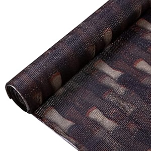 kuber industries shelf mat  zig zag print desk mat  placemat for kitchen  pvc non-slip drawer sheets kitchen cabinet shelf liner  10 meter  wooden