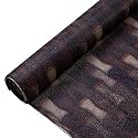 Kuber Industries Shelf Mat | Zig Zag Print Desk Mat | Placemat for Kitchen | PVC Non-Slip Drawer Sheets| Kitchen Cabinet Shelf Liner | 10 Meter | Wooden
