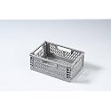 Kuber Industries Small Refrigerator Storage Crisper/Fridge Container without Lid (Grey)
