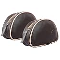 Kuber Industries Soft Leather Travel Toiletry Organizer Dopp Kit Water-Resistant Shaving Bag for Toiletries Accessories-Pack of 2 (Brown)