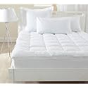 Kuber Industries Soft Microfibre 500 GSM Mattress Padding/Topper for Comfortable Sleep, (White, 6ft x 5ft - Queen, 72x60 inch, CTKTC024271)