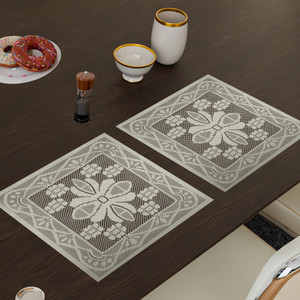 KUBER INDUSTRIES Square Pack of 2 Table