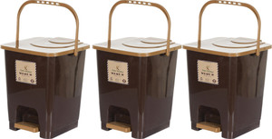 KUBER INDUSTRIES Square Premium Plastic Pedal Dustbin
