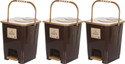 KUBER INDUSTRIES Square Premium Plastic Pedal Dustbin