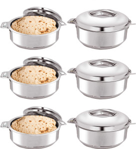 KUBER INDUSTRIES Stainless Steel Casserole Chapati Box2000