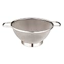 Kuber Industries Stainless Steel Double Mesh Fruits/Vegetable Basket Strainer Set of 1 Pc (Code-Vb25),Silver,Standard,Sfb25, 35 x 28 x 10 Centimeters