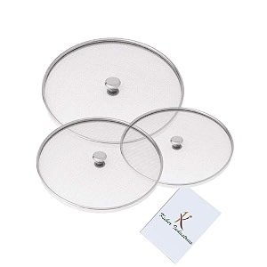 kuber industries stainless steel double mesh fruitsvegetable basket strainer set of 1 pc code-vb06 sfb06