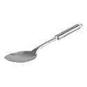 Kuber Industries Stainless Steel Solid Cooking Spoon, Serving Spoon, Kitchen Spoons, Basting Spoon for Kitchen (Silver)