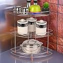 Kuber Industries Unbreakable Plastic Multipurpose Large Size Flexible Rectangular Storage Baskets/Fruit Vegetable Kitchen Organizer with Handles (Assorted, Ctktc30616)