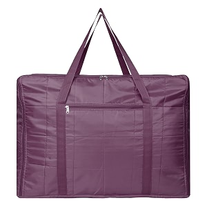 kuber industries small storage bag with handle amp zipper closure  parachute underbedwardrobe clothes storage organizer maroon