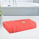 Kuber Industries 30 * 60 Inch Cotton Bath Towel for Men &amp; Women | 450 GSM Wrinkle Resistant Quick-Drying Towels for Travel | Velvet Border | Blue