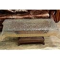 Kuber Industries Table Cloth|Center Table Cover|Table Cover 4 Seater|Transparent 3D Design|Water Proof PVC Material|