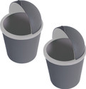 KUBER INDUSTRIES Table DustbinPlastic Swinging Lid Storage