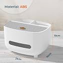 Kuber Industries Tissue Paper Box with Storage|Tissue Holder Dispenser for Bathroom, Car|Pack of 4|White