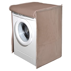 kuber industries water proof dust proof pvc front load washing machine cover brown-hs43kubmart26743 standard