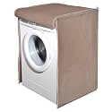 Kuber Industries Water Proof Dust Proof PVC Front Load Washing Machine Cover (Brown)-HS43KUBMART26743, Standard
