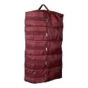 Kuber Industries Upto 5 Pair Foldable Shoe Organiser Cover for Travel | Hanging Sandal/Shoes Packing Pouch &amp; Storage Bag with Zip | Maroon