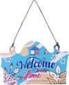 KUBER INDUSTRIES WoodenWelcome To Our HomePrinted Quotes