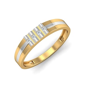 KuberBox 14KT 18KT Yellow Gold Ujjal Ring