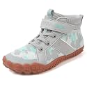 KUBUA Kids High Top Barefoot Shoes Boys Girls Minimalist Zero Drop Sneakers